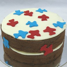 Naked Cake with Aeroplanes (D, V)